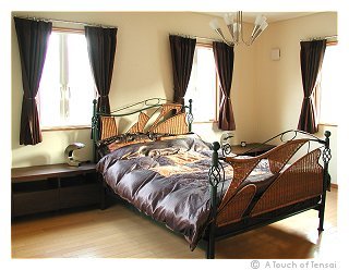 (Bedroom design ::: Fukuoka) ::: Cream & Brown Bedroom