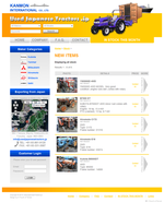 Kanmon International Exporter Website  (Web Design ::: Moji)