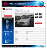 Habib Japanese Used Cars Website  (Web Design ::: Iizuka)