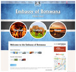ボツワナ大使館のホームページ